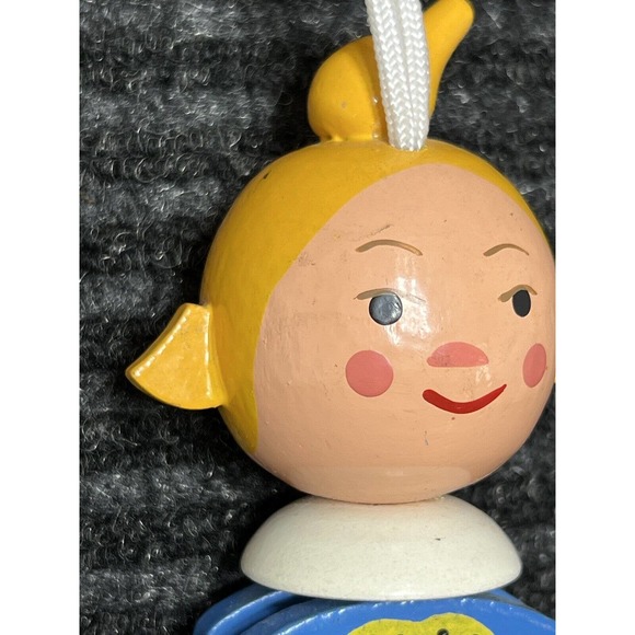 Vintage Sevi Italy Wooden String Marionette Jumping Jack Toy Puppet - Picture 4 of 13